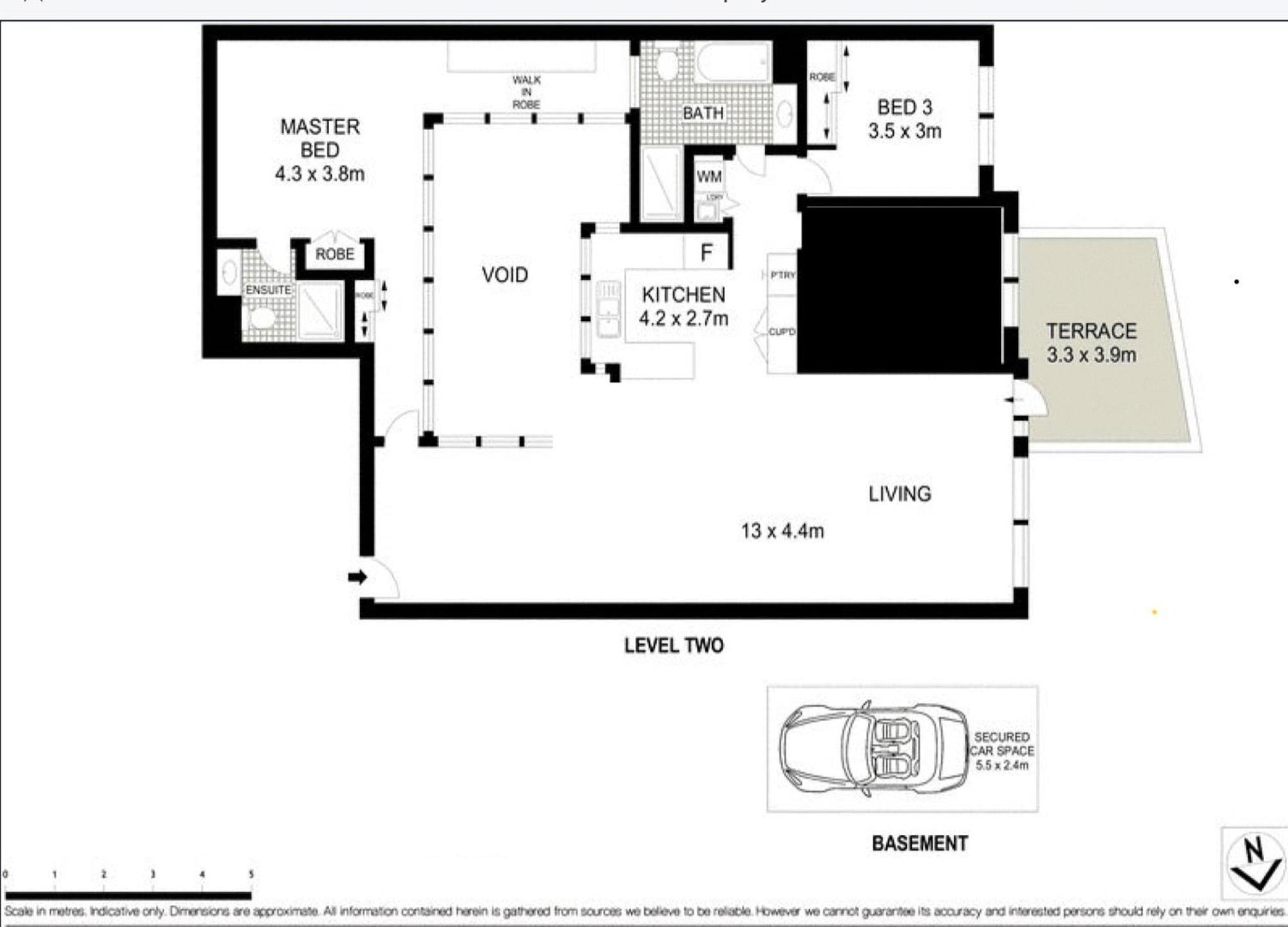 Luxe 2Br 2 Bath With Terrace, Secure Parking, 200M From Sydney Metro Apartment Sydney
